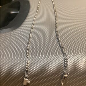 Silver Twisted Chain Necklace